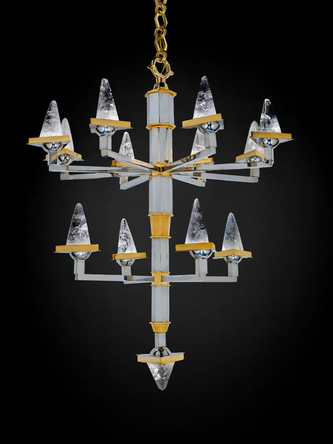 rock crystal lighting by Alexandre VOSSION