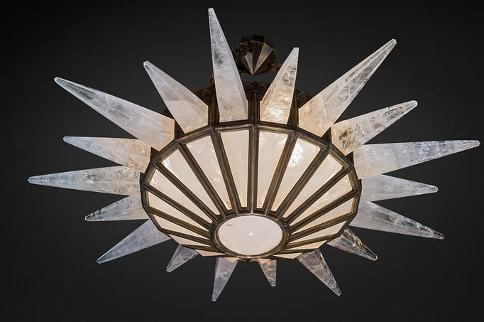 ROCK CRYSTAL LIGHTING BY ALEXANDRE VOSSION