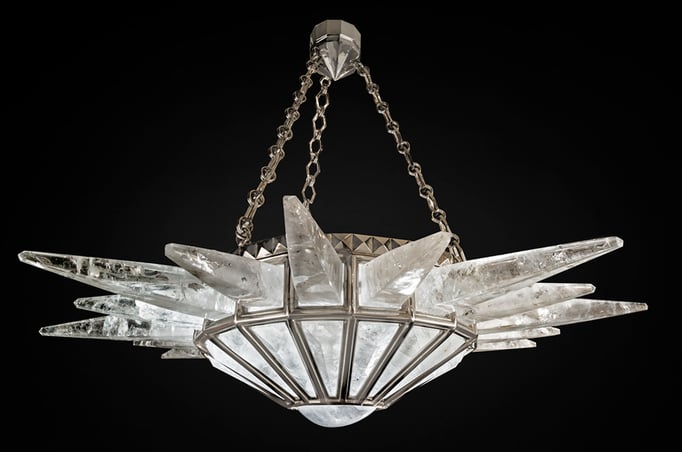 ROCK CRYSTAL LIGHTING BY ALEXANDRE VOSSION