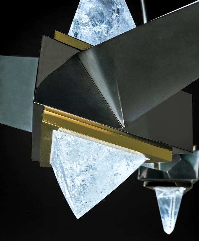 ROCK CRYSTAL CHANDELIER