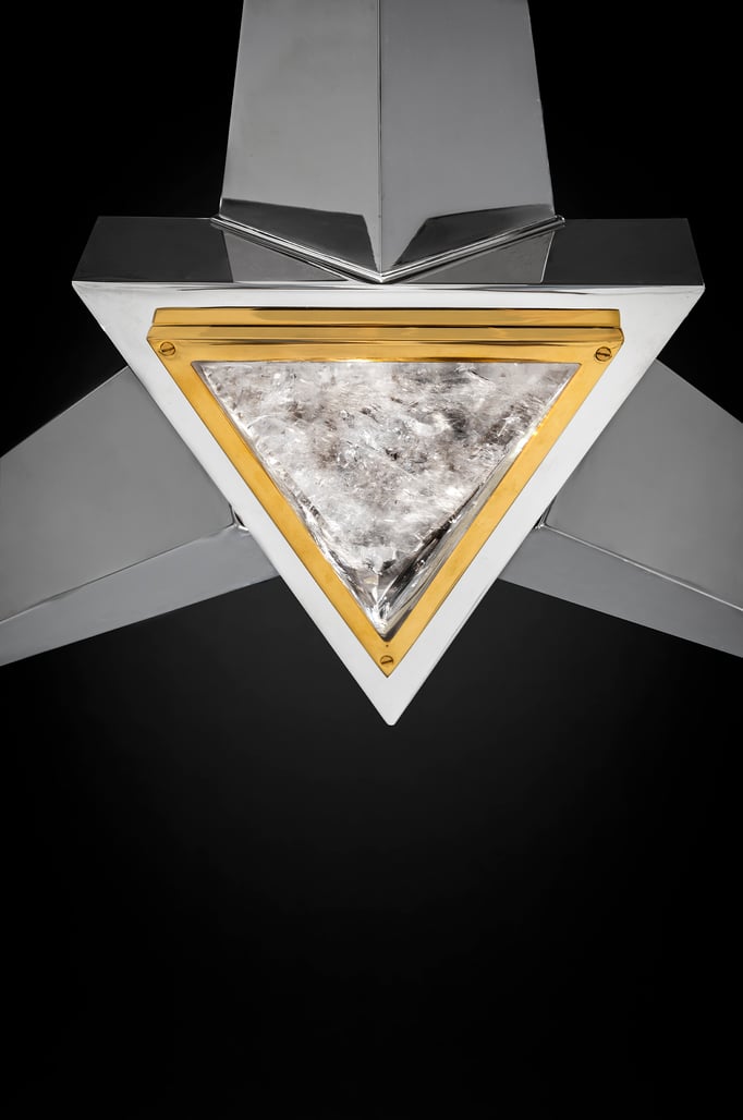 ROCK CRYSTAL FUJI LIGHTING BY ALEXANDRE VOSSION