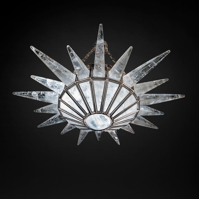 ROCK CRYSTAL LIGHTING BY ALEXANDRE VOSSION