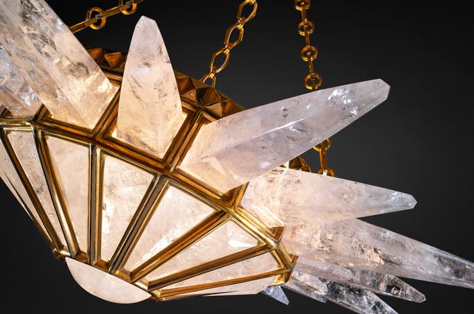 ROCK CRYSTAL LIGHTING BY ALEXANDRE VOSSION