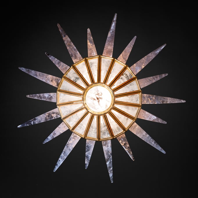 ROCK CRYSTAL LIGHTING BY ALEXANDRE VOSSION