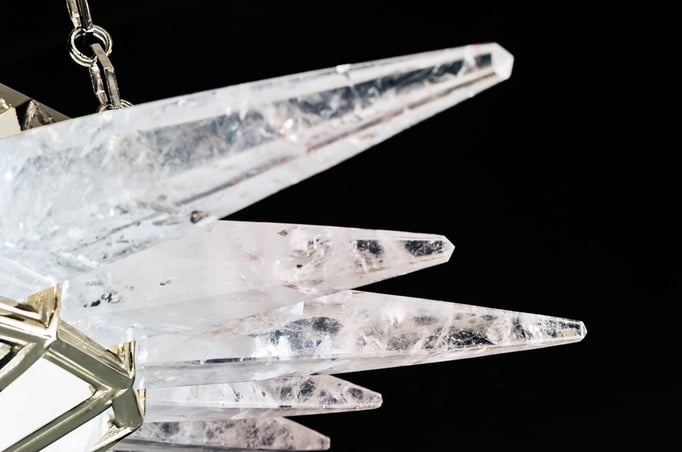 ROCK CRYSTAL LIGHTING BY ALEXANDRE VOSSION