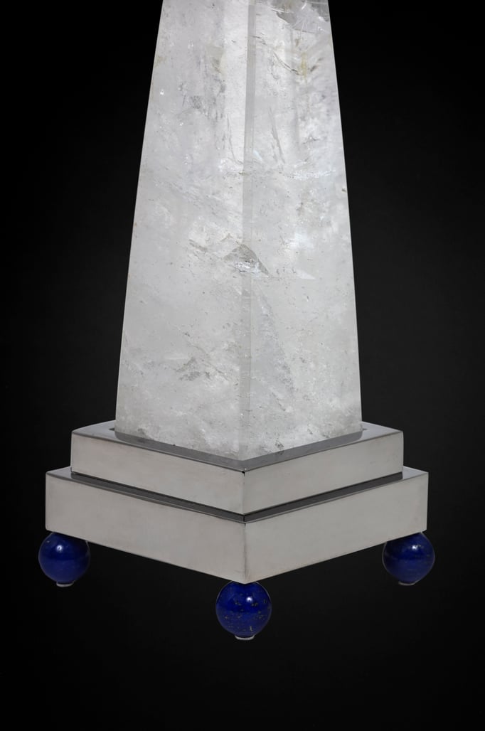 ROCK CRYSTAL MIRROR BY ALEXANDRE VOSSION