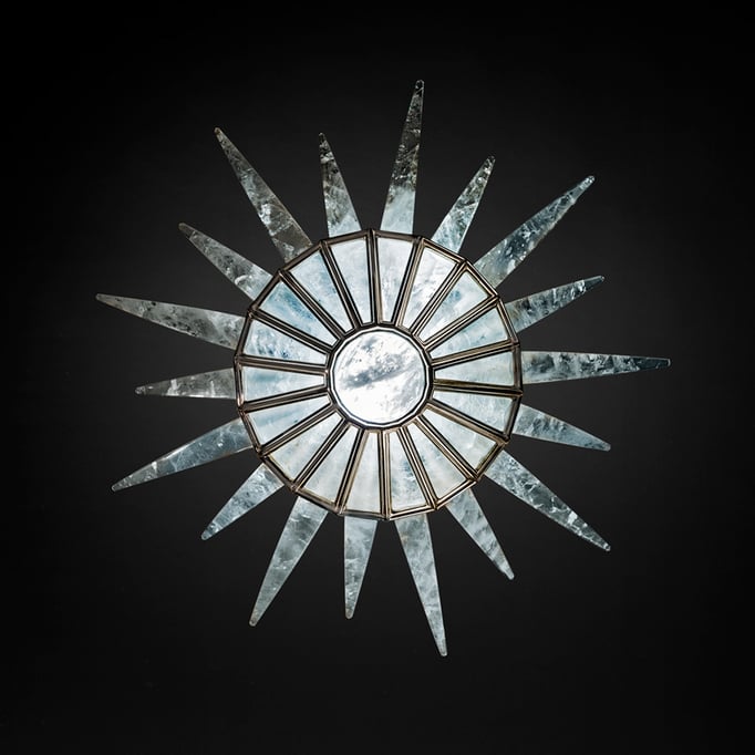 ROCK CRYSTAL LIGHTING BY ALEXANDRE VOSSION