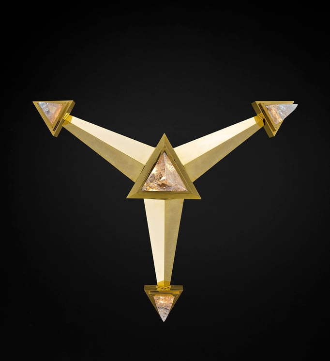 ROCK CRYSTAL FUJI LIGHTING BY ALEXANDRE VOSSION