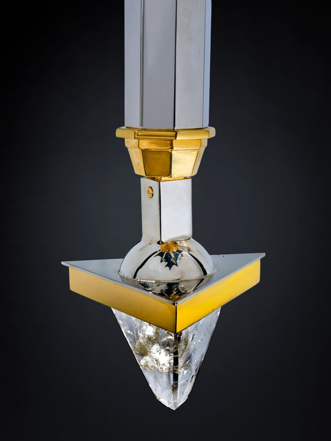 rock crystal lighting by Alexandre VOSSION