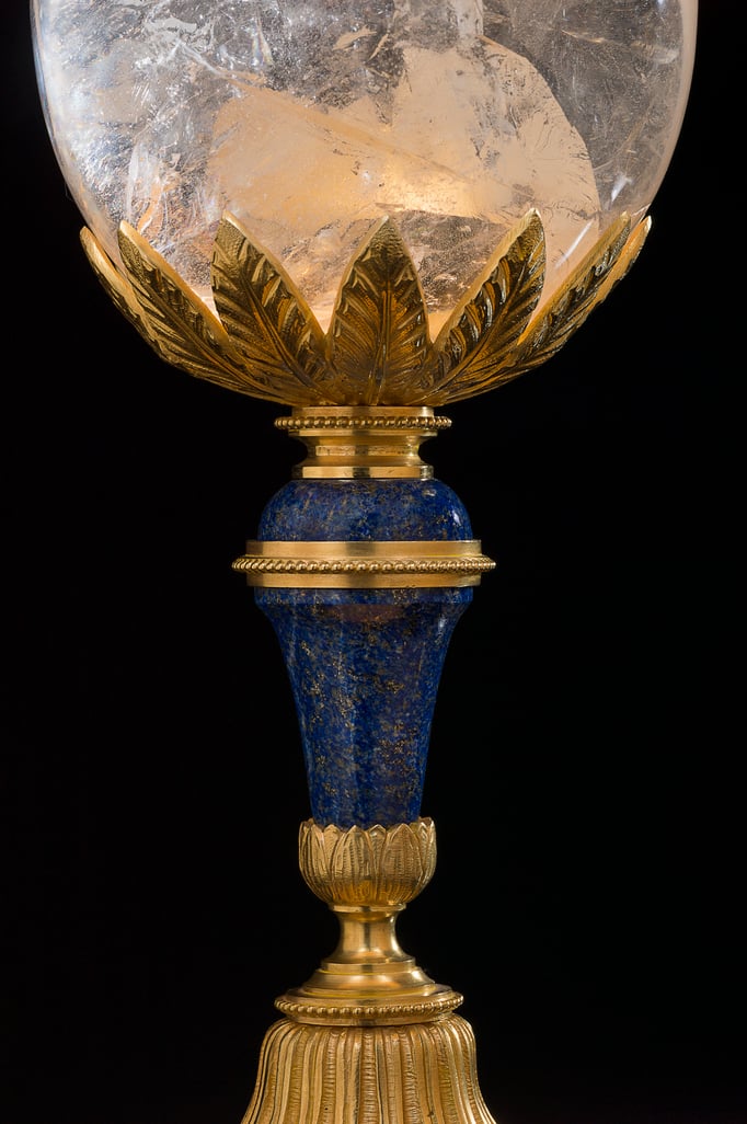 rock crystal lamp .Alexandre VOSSION DESIGN