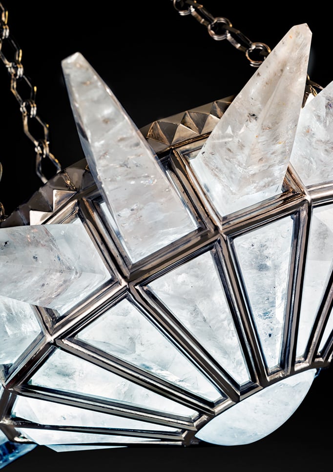 ROCK CRYSTAL LIGHTING BY ALEXANDRE VOSSION
