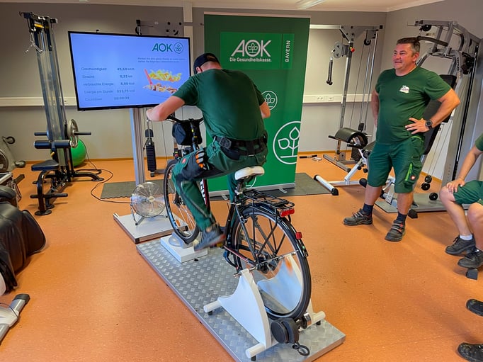 Energie-Fahrrad als Kalorienfahrrad