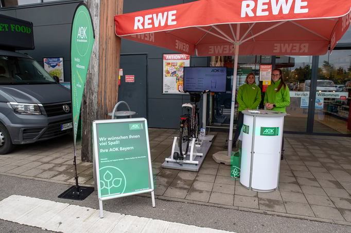 Kalorienbike für die AOK