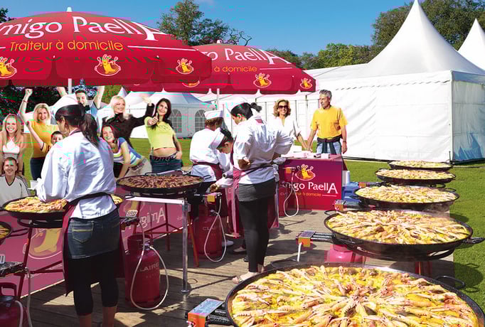 Cuisine paellas sur place