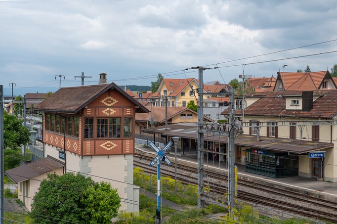 Historisches Stellwerk Bahnhof Kerzers