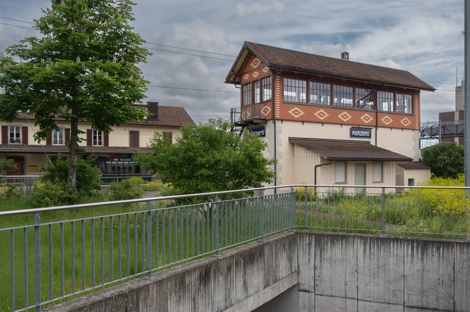 Historisches Stellwerk Bahnhof Kerzers