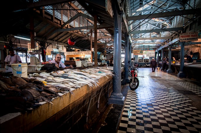 Port Louis:  Marché central // Central Market