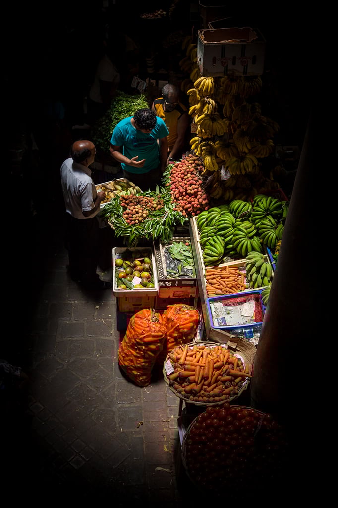 Port Louis:  Marché central // Central Market