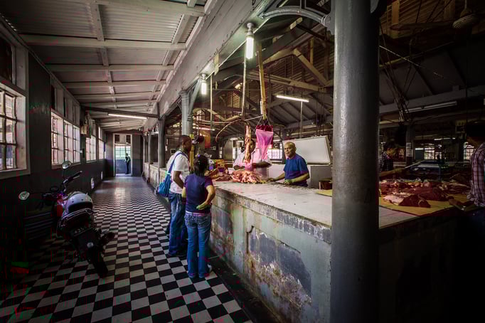 Port Louis:  Marché central // Central Market