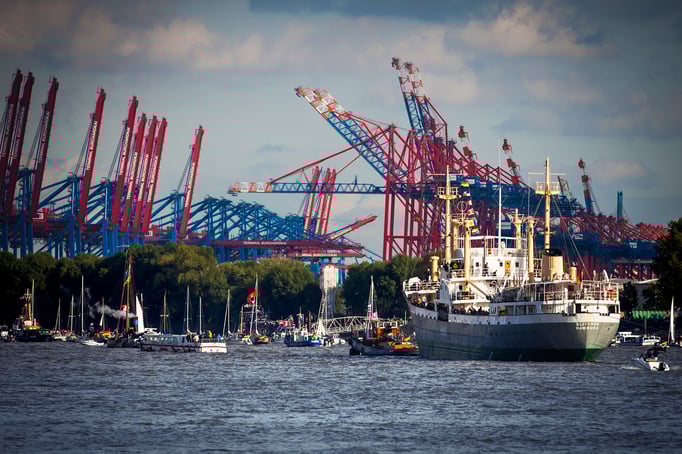 Hamburg | Teufelsbrück | Ankunft der Viermastbark PEKING