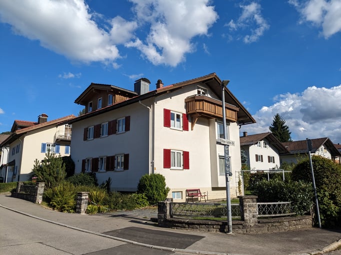 2 parking spaces on the property next to the house.