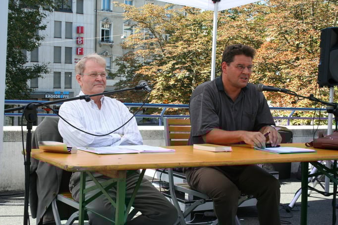 Gedicht-Exegese von Prof. Dr. Wolfram Malte Fues und Prof. Dr. Ralf Simon.