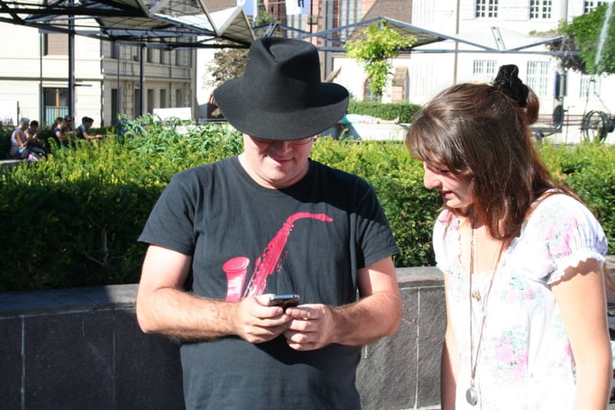 Andrew Shields mit Alisha Stöcklin