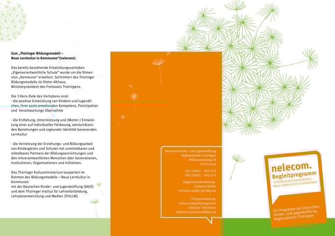 Nelecom Faltblatt | DKJS