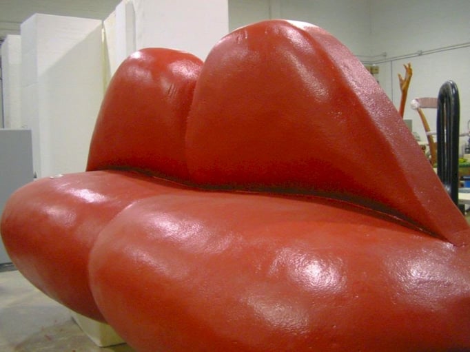 Labios gigantes, elemento reclamo