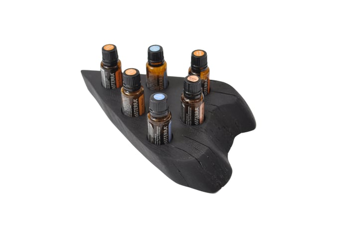 Mooreichenholz Aufsteller/Display für 6 Fl. dōTERRA oil Nr.3