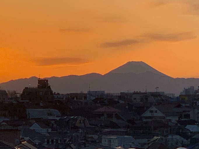 2020/12 中目黒からの夕景