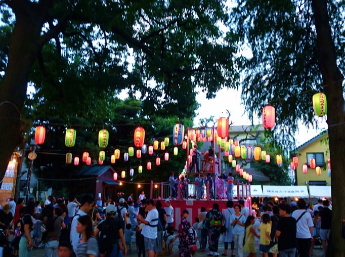 2019/08盆踊り　碑文谷公園  by T&T