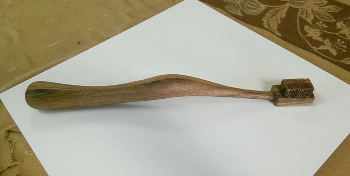 Zahnbürste als Dekostück