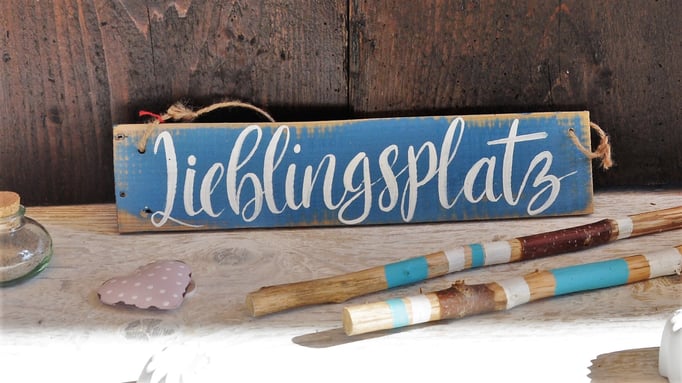 Lieblingsplatz Nr. 3  ca. 38cm/8cm  Fr. 26.-