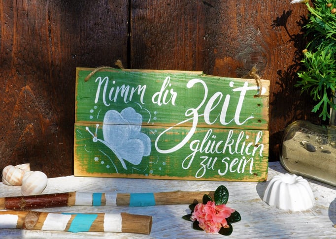 Nimm dir Zeit  Nr. 10  ca. 30cm/16cm  Fr. 36.-