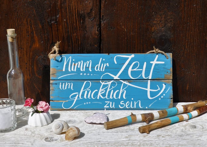 Nimm dir Zeit  Nr. 15  ca. 38cm/16cm  Fr. 39.-