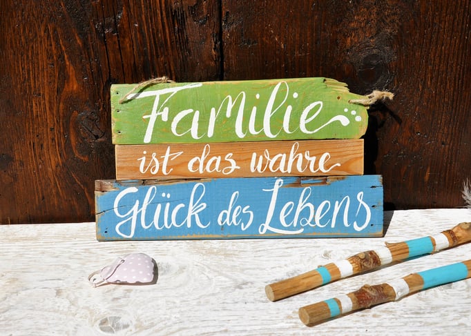 Familie ist  Nr. 3  ca. 36cm/21cm  Fr. 46.-