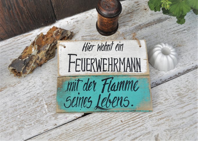 Feuerwehrmann Nr. 6     ca. 20cm/16cm  Fr. 29.-