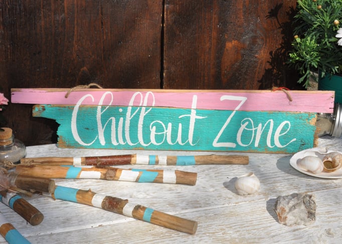 Nr.3  Chillout Zone    ca. 41cm/14cm  Fr. 39.-