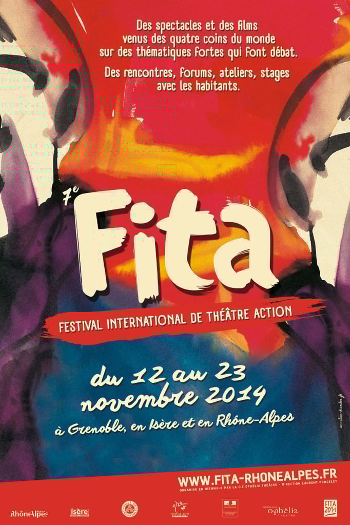 © Clara Chambon - Affiche festival Fita 2014 - Cie Ophélia Théâtre