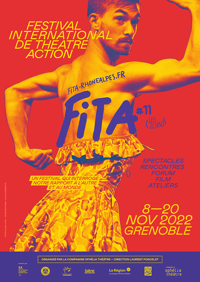 © Clara Chambon - Affiche festival Fita 2022 - Cie Ophélia Théâtre