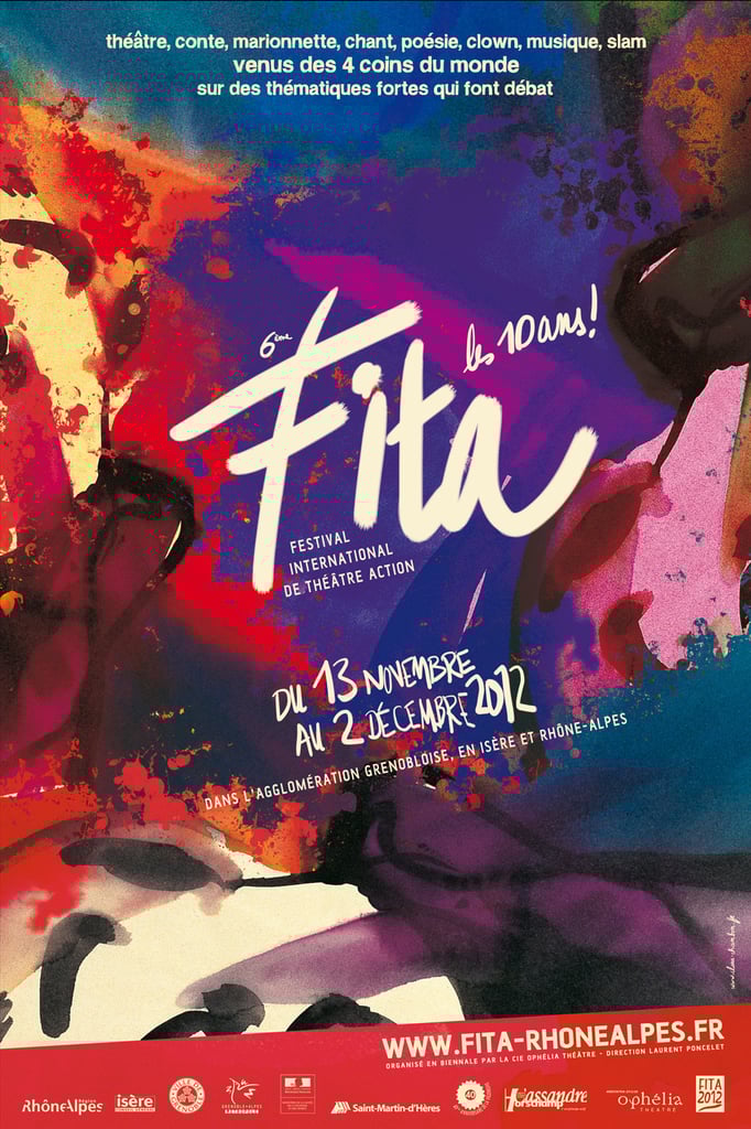 © Clara Chambon - Affiche festival Fita 2012 - Cie Ophélia Théâtre