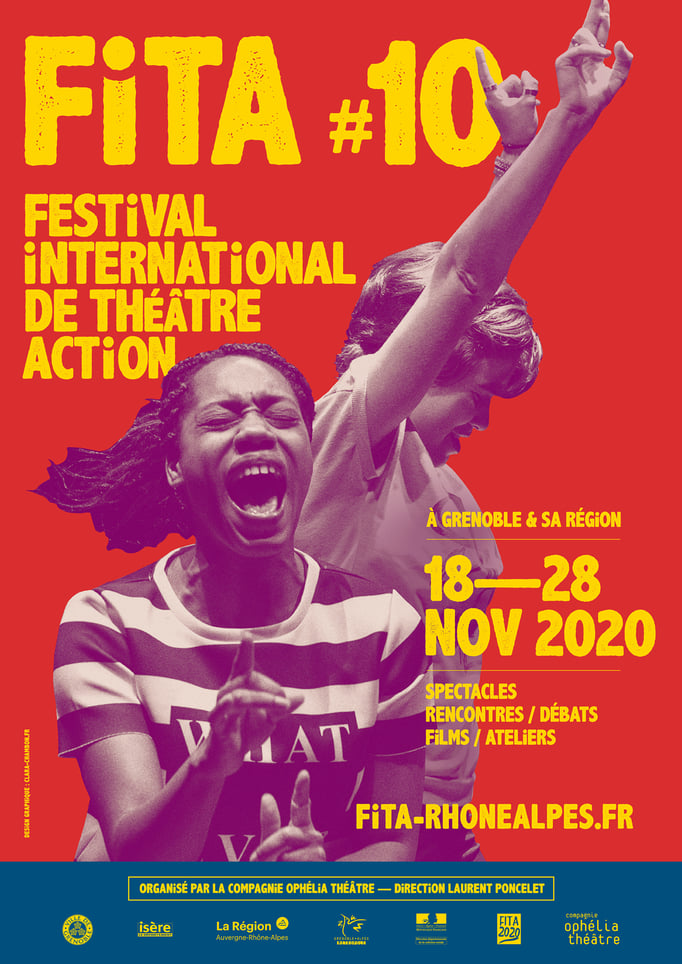 © Clara Chambon - Affiche festival Fita 2020 - Cie Ophélia Théâtre