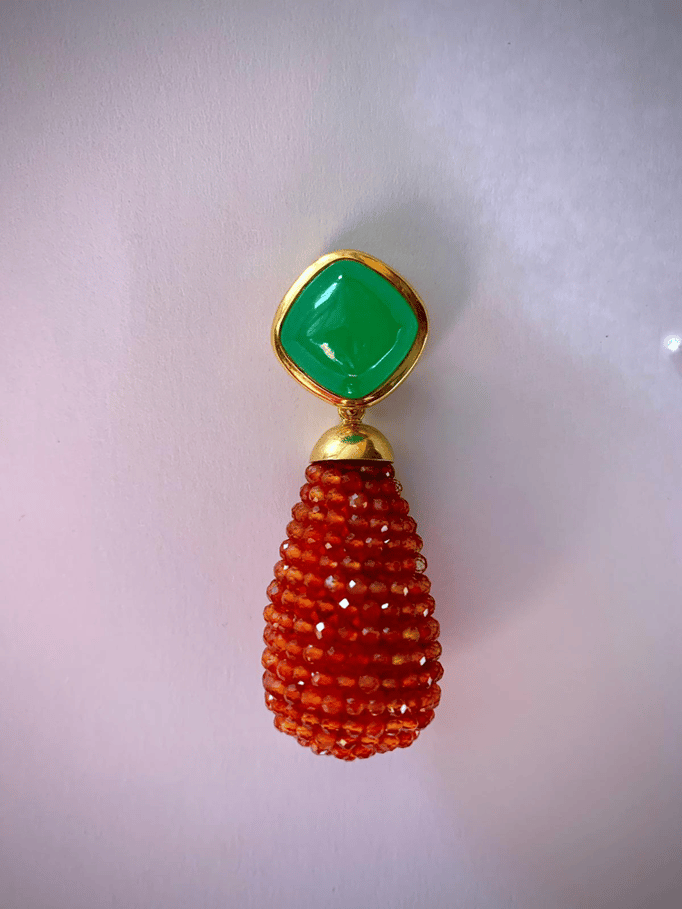 Stockholm mit beh. Jade € 720,00, Pampel mit Hütchen € 190,00