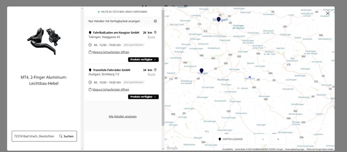Screenshot OUTTRA Demo
