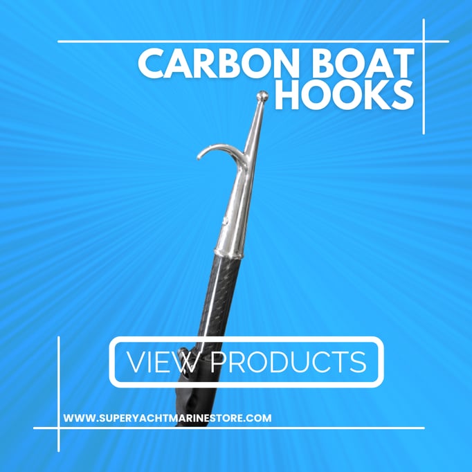 Carbon Boat Hooks www.superyachtmarinestore.com