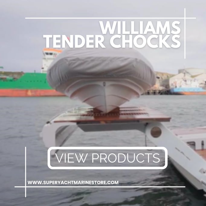 Williams Tender Chocks ©www.superyachtmarinestore.com