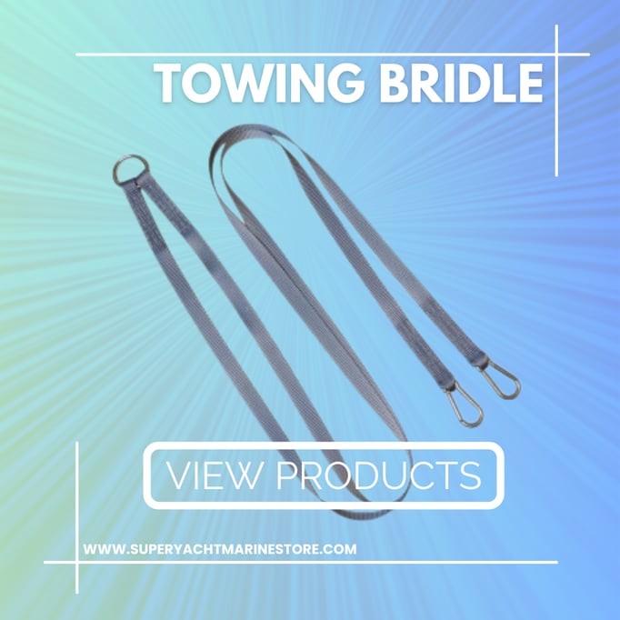 Tender Towing Bridles www.superyachtmarinestore.com
