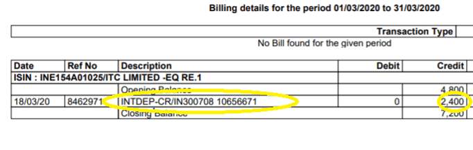 Shares credited from IEPF (NSDL) to Client Demat
