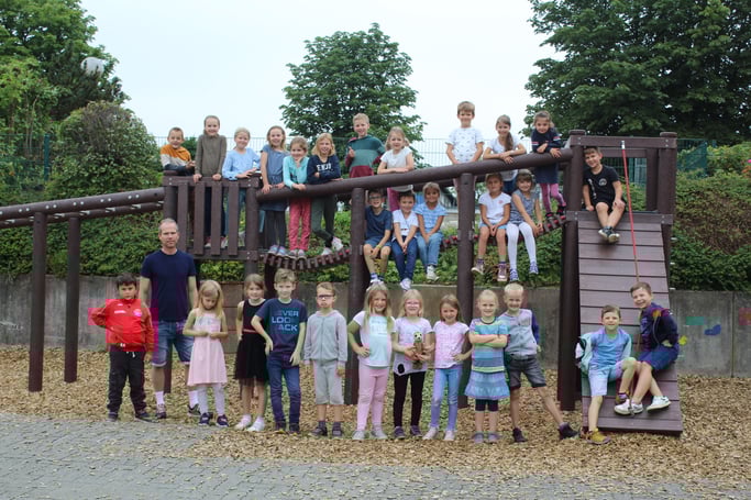 Klasse 2b im August 2023